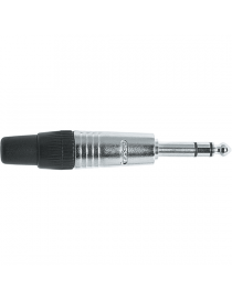 CONNETTORE JACK MASCHIO STEREO 6,3 PROFESSIONALE