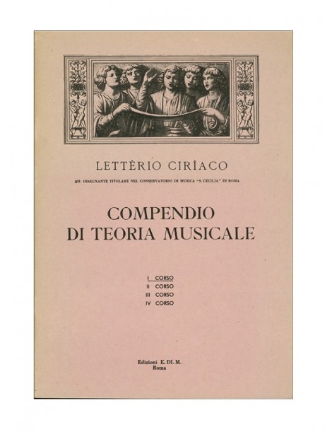 CIRIACO COMPENDIO DI TEORIA MUSICALE 1° CORSO