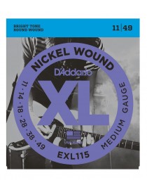 MUTA D'ADDARIO PER CHITARRA ELETTRICA EXL115 11/49