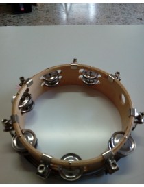TAMBURELLO CM 20 CON PELLE INTONABILE  SEI COPPIE PIATTINI
