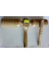 WOOD BLOCK-GUIRO PROFESSIONALE DOPPIO CON BATTENTE