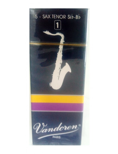 CONFEZIONE DI 5 ANCE VANDOREN BLU SAX TENORE N°1