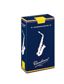 CONFEZIONE 10 ANCE VANDOREN TRADITIONAL BLU SAX ALTO N°2,5