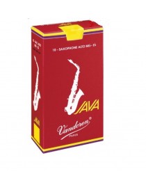 CONFEZIONE 10 ANCE VANDOREN JAVA ROSSE SAX ALTO N° 2,5