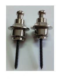 COPPIA BOTTONI WARWICK  PER TRACOLLA SECURITY LOCK CHROME