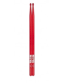 BACCHETTE VIC FIRTH NOVA 5A ROSSE PUNTA IN LEGNO