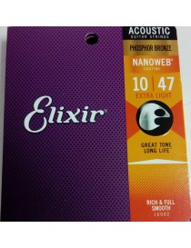 MUTA ELIXIR CHITARRA ACUSTICA PHOSPHOR BRONZE 10-47 16002