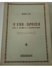 MARIO GOI 10 STUDI -CAPRICCIO PER IL RITMO E L'ESPRESSIONE PER FISARMONICA