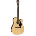 FENDER CD60SCE NAT WN
