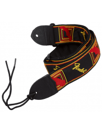 TRACOLLA FENDER MONOGRAMMED BLACK/YELLOW/RED