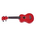 UKULELE SOPRANO MAHALO SMILE RED