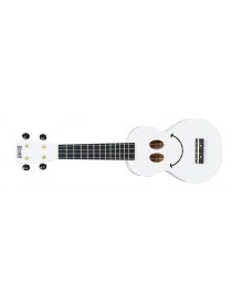 UKULELE SOPRANO MAHALO SMILE WHITE