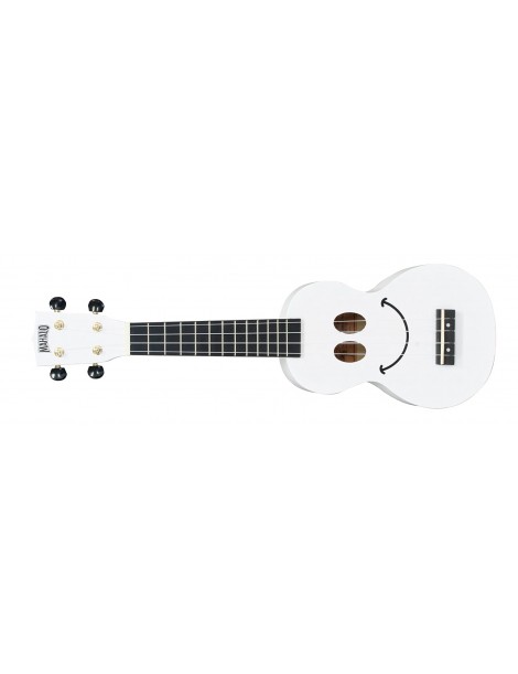 UKULELE SOPRANO MAHALO SMILE WHITE