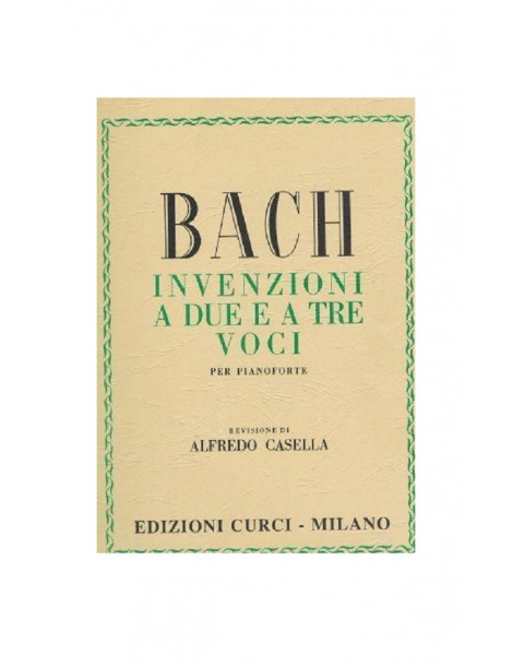 BACH INVENZIONI A DUE E TRE VOCI