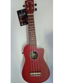 UKULELE SOPRANO DE SALVO ELETTRIFICATA UKMCSEQRED