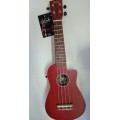 UKULELE SOPRANO DE SALVO ELETTRIFICATA UKMCSEQRED