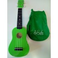 UKULELE SOPRANO DE SALVO UKSGR VERDE CON BORSA