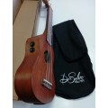 UKULELE SOPRANO DE SALVO ELETTRIFICATA  MOGANO UKMSEQ