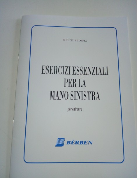 ABLONIZ ESERCIZI ESSENZIALI MANO SINISTRA PER CHITARRA