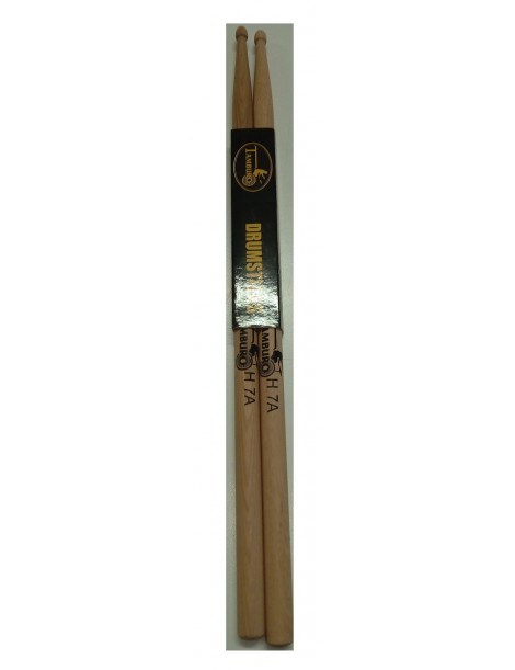 BACCHETTE TAMBURO PUNTA IN LEGNO H7A