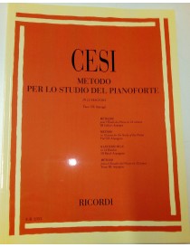 BENIAMINO CESI METODO PER LO STUDIO DEL PIANOFORTE VOL 3 ARPEGGI