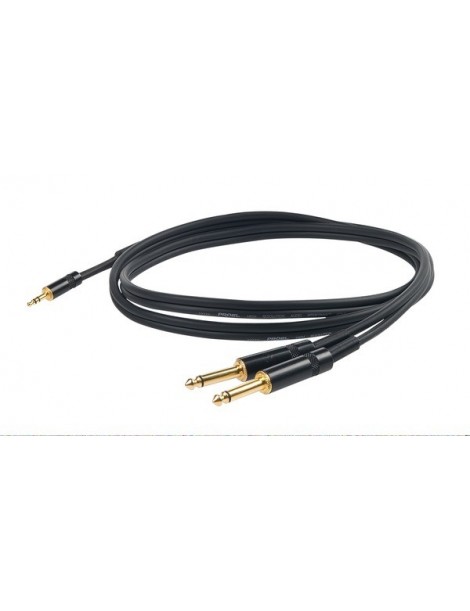 CAVO DUE JACK MASCHIO 6,3 /1 JACK 3,5 MASCHIO STEREO CHLP170LU15