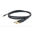 CAVO DUE JACK MASCHIO 6,3 /1 JACK 3,5 MASCHIO STEREO CHLP170LU15