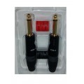 COPPIA CONNETTORI PROFESSIONALI PROEL DH JACK 6,3 MONODHJ63MBK2