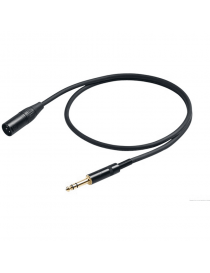 CAVO SEGNALE PROEL CHL230LU1 MT 1 XLR MASCHIO / JACK 6,3 MASCHIO STEREO