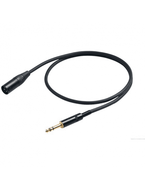 CAVO SEGNALE PROEL CHL230LU2 XLR MASCHIO/ JACK 6,3 MASCHIO STEREO MT 2