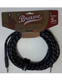 CAVO PER CHITARRA PROEL BRAVE BRV100LU5BW 5 MT