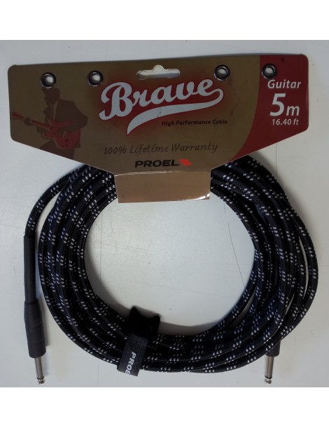 CAVO PER CHITARRA PROEL BRAVE BRV100LU5BW 5 MT