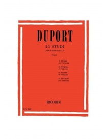 DUPORT 21 STUDI PER VIOLONCELLO RICORDI