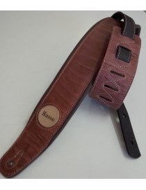 TRACOLLA PER CHITARRA BASSO STRAPS VT SL 01 MARRONE VINTAGE IMBOTTITA
