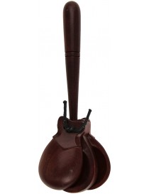 NACCHERE/ CASTAGNETTE IN LEGNO CON MANICO CLUB SALSA F835322