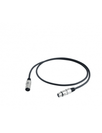 PROEL CAVO BILANCIATO PROFESSIONALE XLR M/XLR F STAGE280LU1 MT1