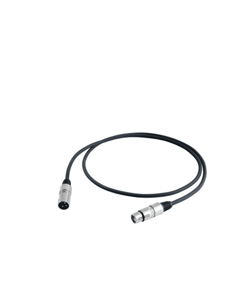 PROEL CAVO BILANCIATO PROFESSIONALE XLR M/XLR F STAGE280LU1 MT1