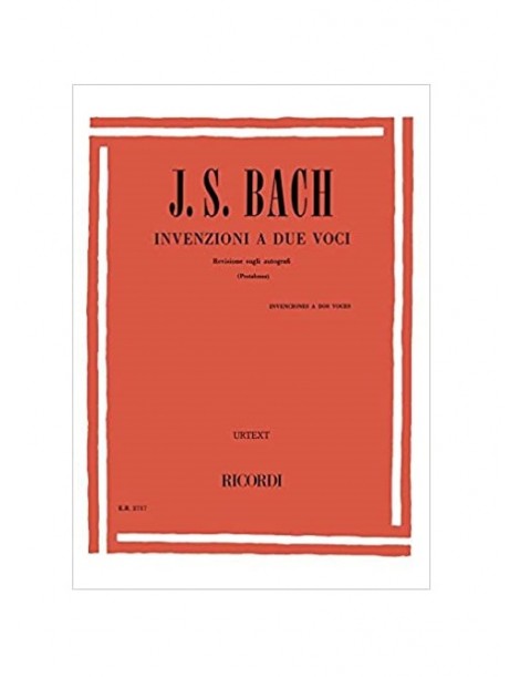BACH INVENZIONI A DUE VOCI PER PIANOFORTE