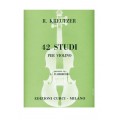 KREUTZER 42 STUDI PER VIOLINO CURCI