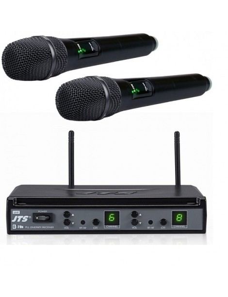 RADIOMICROFONO DOPPIO JTS E-7DU/E-7THD