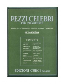 PEZZI CELEBRI PER PIANOFORTE 12 PEZZI FACILI
