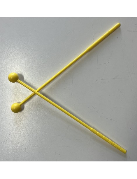 COPPIA BATTENTI PER METALLOFONO PUNTA IN PLASTICA