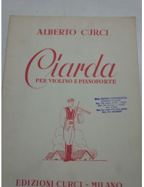CURCI CIARDA PER VIOLINO E PIANOFORTE