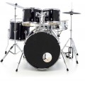 BATTERIA ACUSTUCA DA STUDIO CASSA 22'' COMPLETA DI MECCANICHE , PIATTI , BORSA PER PIATTI