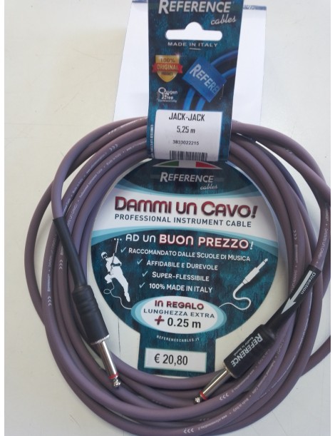 REFERENCE DAMMI UN CAVO JACK-JACK MT 5,25