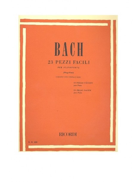*BACH 23 PEZZI FALICI CON AUDIO ON LINE