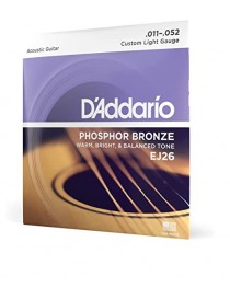 C0RDE D'ADDARIO CHITARRA ACUSTICA EJ26 011/52