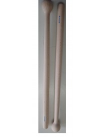 COPPIA BATTENTI IN LEGNO AMAT TAMBURO BANDA 075/C