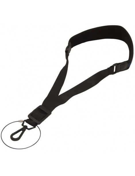 WIND SERIES - TRACOLLA IMBOTTITA PER SASSOFONO IN NYLON  DOTATA DI UN ROBUSTO GANCIO IN METALLO ANTIGRAFFIO