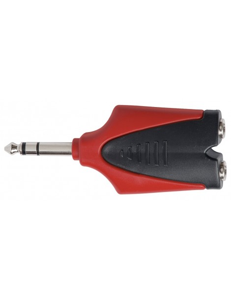 ADATTATORE PROEL JACK 6,3 MASCHIO STEREO / 2 JACK FEMINA 6,3 MONO